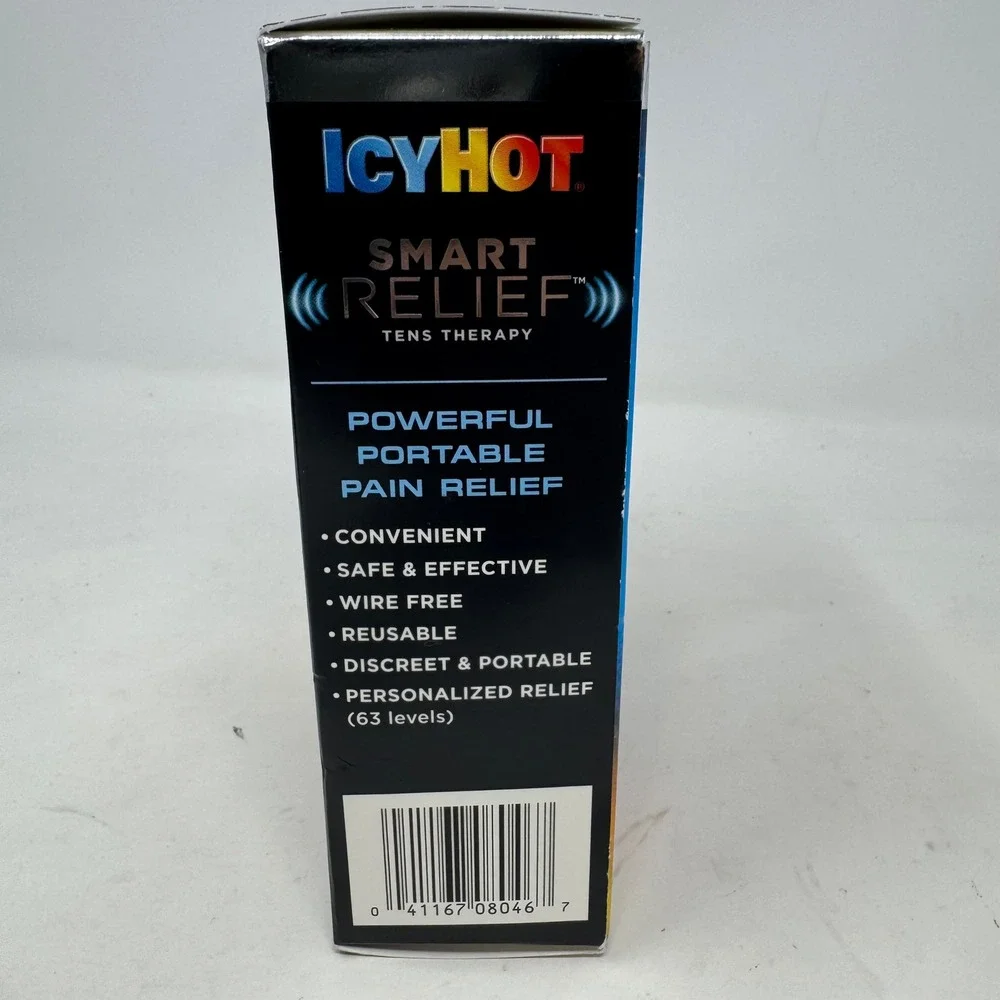 Icy Hot Smart Relief TENS Therapy Back Hip Refill Pads 2ct + Battery 09/2017